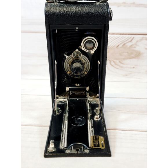 EASTMAN KODAK No. 1A Autographic Folding Bellows Antique Film Camera W/ Case - Picture 16 of 16